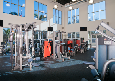 State-of-the-art fitness equipment on-site at MicroLumen.
